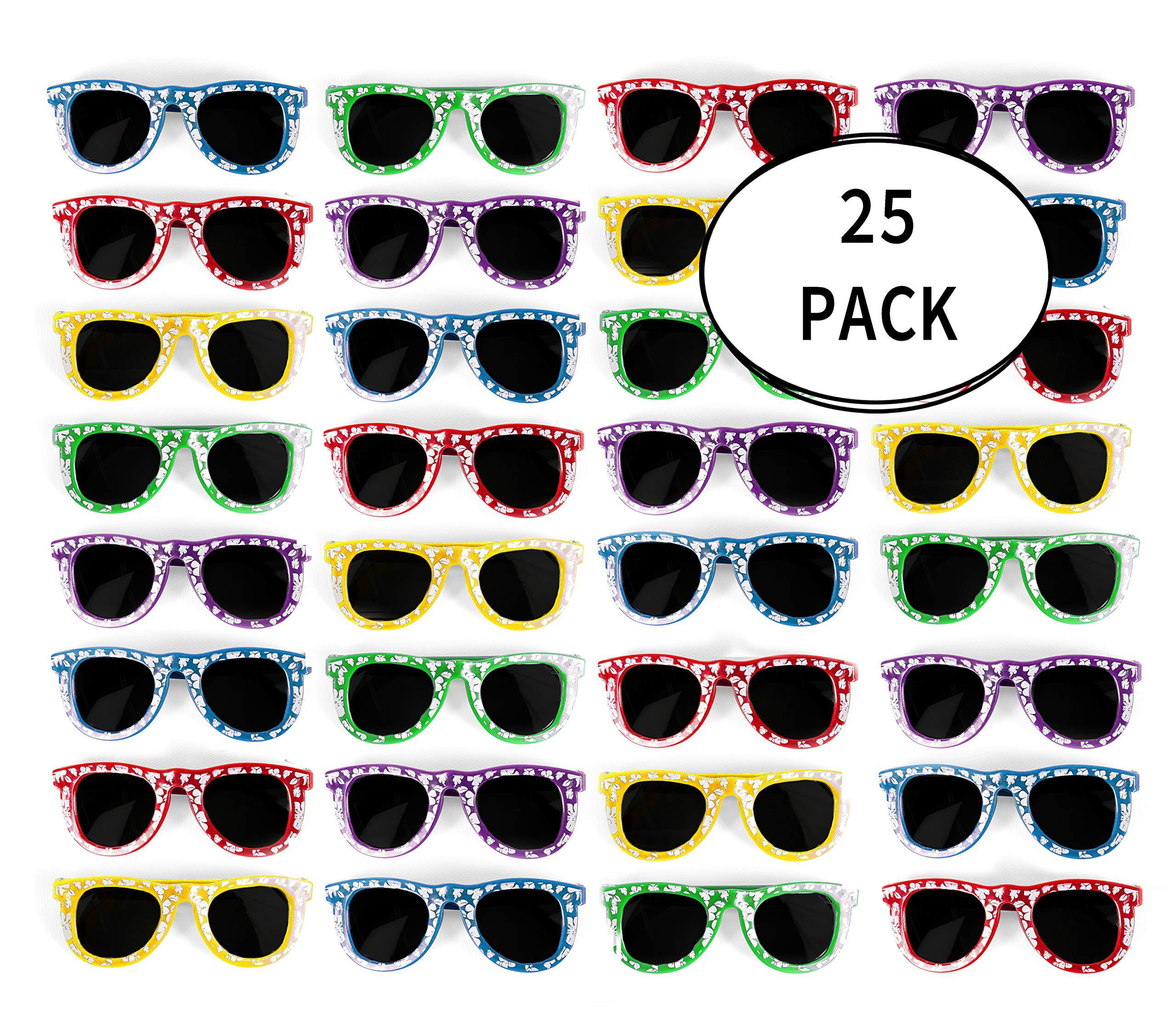 Toy Cubby Stylish 80/’s Slotted Party Favors Neon Costume Sunglasses 36 pieces