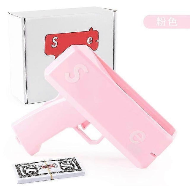 Money Gun Shooter With 100pcs Prop Money Cash Gun Shoot Money Gun Fake Play Toys For Party
