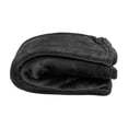 thumbnail image 3 of Paquete 30 piezas Frazada ligera y suave negro 107 x 160, 3 of 5