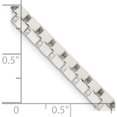 thumbnail image 3 of Sterling Silver 3.75mm Box Chain (20 X 3.75) Made In Italy qbx065-20, 3 of 5