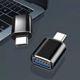 thumbnail image 3 of HUGFEGWE Aluminum for Shell Type C Male to USB 3.0 Female Adapter OTG Cable Converter for Mouse Keyboard Gamepad Easy to Use Type-c Male to USB 3.0 Femal Adapter CJB91-86345, 3 of 8