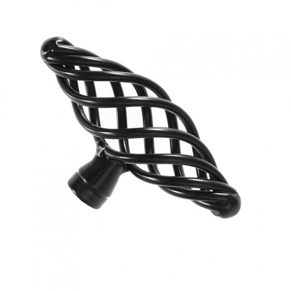 Cabinet Handle Matt Black Cabinet Handle Closet Handle Iron Matt Black Birdcage Solid Cabinet Handle Simple Style Furniture Door Accessory#3-0