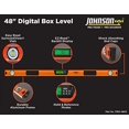 thumbnail image 2 of Johnson Level & Tool 7344492 Boîte de Niveau Numérique 24 Po, 2 of 7