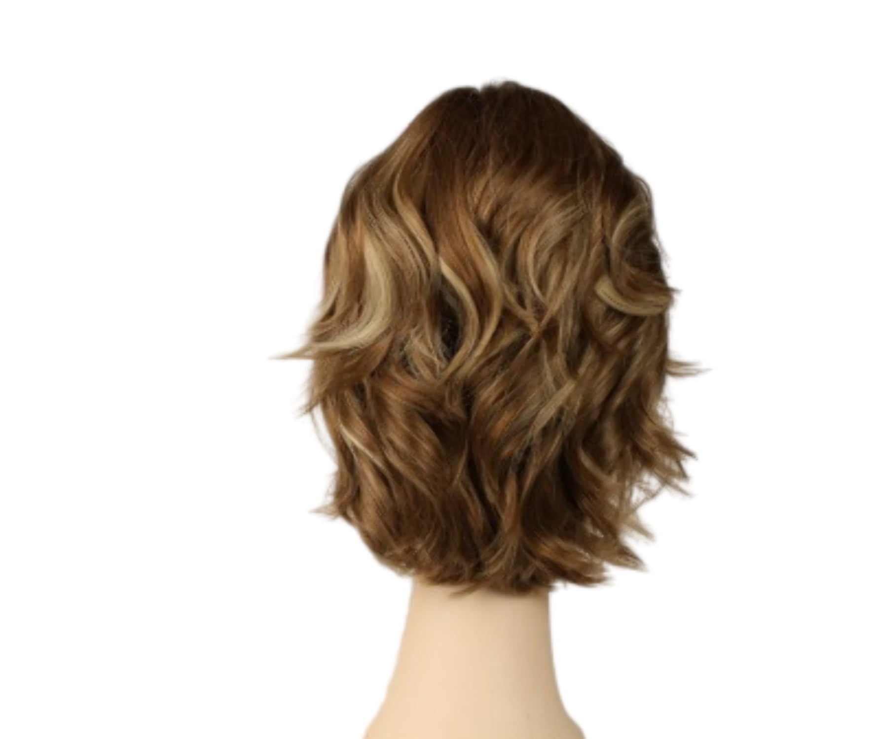 European Human Hair Freeda Wig Regina Blonde With Highlights Multi-Directional Skin Top Size M