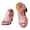 Pink, variant on Dakaela Platform Wedge Sandals for Women 2026 Dressy Summer Ankle Strap Open Toe Hollow out Floral Work Office Comfortable Dress Shoes Black Size 6.5