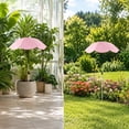 thumbnail image 7 of Plants Sun Shade Umbrella for Outdoor Plants Adjustable 25.6 Inch Canopy Cover for Potted Planters Garden Bed - Telescopic Pole with Ground Insert, Polyester Shade Cover for Vegetables Flowers, 7 of 7