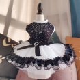 thumbnail image 2 of Vestido de princesa para perro, vestido de tutú de tul, falda de cachorro, vestido de novia de encaje con ropa de lazo para perros pequeños y medianos, fiestas de Navidad de Halloween (S), 2 of 5