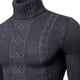 thumbnail image 4 of Suéter de Cuello Alto Para Hombres Slim Fit Casual Solid Pullover Turtlenck Twisting Suéter de Punto de Manga Larga Odeerbi ODB-4, 4 of 4