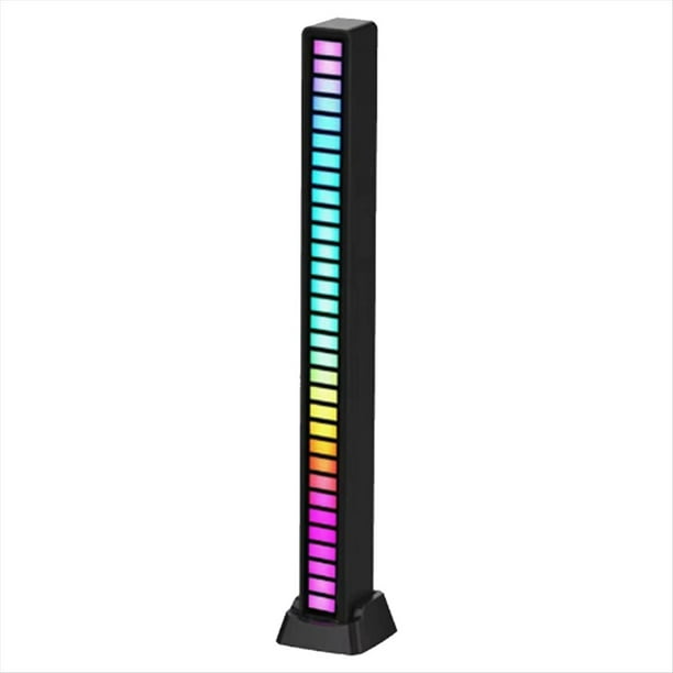 Tira de Luz LED RGB con Música, Lámpara Ambiental con Control de Sonido y Ritmo, Luces Nocturnas de