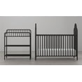 Little Seeds Rowan Valley Lanley Crib and Changing Table Set, Black