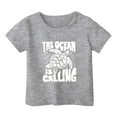 thumbnail image 3 of T-shirts pour Filles Col Rond Imprimé Manches Courtes pour Filles Vêtements d'Été Taille 10-11 Ans Mode Filles, 3 of 3