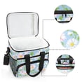 thumbnail image 6 of FORMRS Insulated Cooler Bag 24 Cans Capacity Soft Leakproof Lunch Box with Side Pockets, Blue Floral, 6 of 7