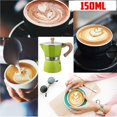 thumbnail image 4 of Bewildely Máquina de café clásica para un café fuerte de gran sabor Taza de café de estilo italiano clásico Juegos de servir café y té 150ml Bewildely HA026517-01, 4 of 6