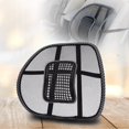 thumbnail image 5 of Ergonomic Lumbar Support Backrest Back Comfort Massage Black Black, 5 of 5