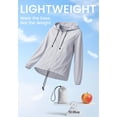 thumbnail image 5 of American Trends Women Waterproof Rain Jacket with Hood Packable Lightweight Windproof Raincoat with Pockets Outdoor S, 5 of 7