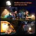 thumbnail image 5 of Solar Camping Lamps, 4400mAh Rechargeable Camping Light 4 Lighting Model Portable Tent Lights Solar Lights for Camping Emergency Hurricane Hiking Power Outages Fishing, 5 of 10