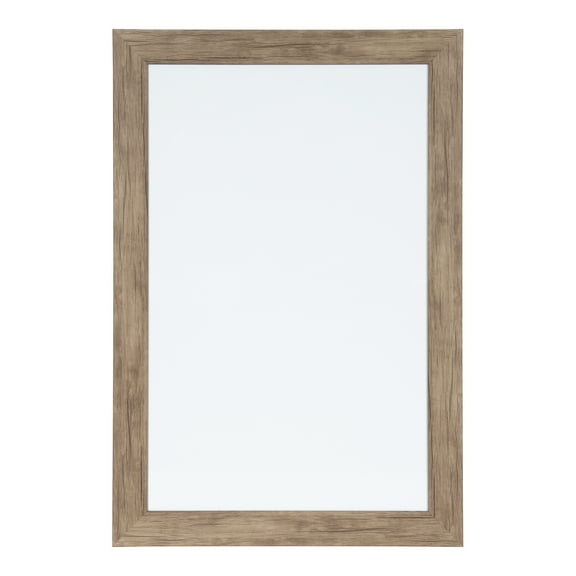 DesignOvation Beatrice Framed Magnetic Dry Erase Board, 18x27, Rustic Brown