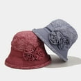 thumbnail image 3 of YEKEYI Women's Cotton Linen Bucket Hat Big Brim Hat Summer Sun Beach Cap Visor Sunhat, 3 of 9