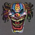 thumbnail image 3 of Tee Hunt Mad Evil Clown Face T-Shirt Scary Horror Insane Joker Shirt, Green, XX-Large, 3 of 5