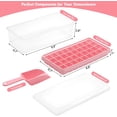 thumbnail image 2 of Ice Cube Tray with Lid and Bin | 36 Nugget Silicone Ice Tray for Freezer | Comes with Ice Container, Scoop and Cover | Good Size Ice Bucket, 2 of 6