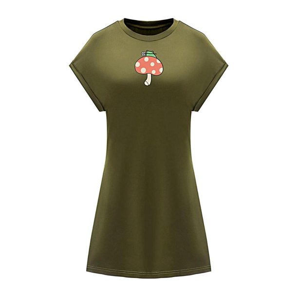 Vestido corto de verano para mujer, minivestido para desplazamientos, viajes, regalo de cumpleaños L