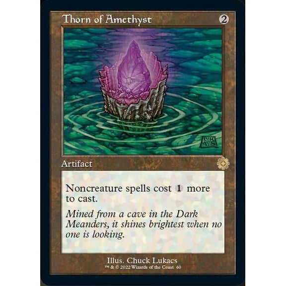 MtG The Brothers' War Retro Artifacts Rare Thorn of Amethyst (Retro Frame) #60