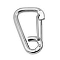 thumbnail image 2 of Durable 304 Stainless Steel Carabiner Spring Clip Hook for Hiking Camping - M6 60mm, 2 of 6