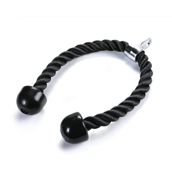 nipocaio Triceps Rope Rope Nylon Double Handle For Workout(1 Piece,black)