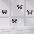 thumbnail image 1 of 4x Decoración de pared de mariposa de metal multicolor colgantes de Sharpla Arte de la pared de mariposas, 1 of 8
