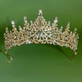 thumbnail image 1 of KAKOWELY Tiaras y coronas de cristal para boda, para mujer, novia, reina, diadema, tocado de princesa para cumpleaños, graduación, desfile, fiesta, 1 of 4