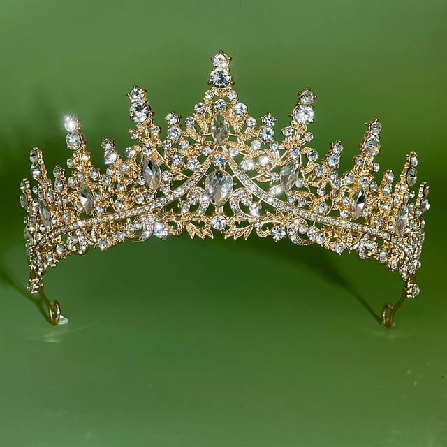 KAKOWELY Tiaras y coronas de cristal para boda, para mujer, novia, reina, diadema, tocado de princesa para cumpleaños, graduación, desfile, fiesta