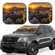 thumbnail image 1 of Balery Lizard With Sunglasses Sunset Parasol para parabrisas de coche de 2 piezas | Parasol plegable para parabrisas delantero de coche para la mayoría de sedanes-Medium, 1 of 6