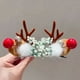 thumbnail image 1 of 2 piezas de pasadores navideños de Año Nuevo con pasadores ligeros para niños, lazo, ciervo, Papá Noel, sombreros navideños para niños, accesorios para el cabello para niños, 1 of 4