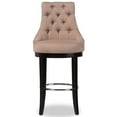thumbnail image 2 of Baxton Studio Harmony 30" Tufted Bar Stool in Beige, 2 of 6
