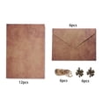 thumbnail image 1 of Juego de 6 Sobres y papel para escribir cartas y colgantes con cuerda invitaciones artesanales Flor perfecl Sobres de papel, 1 of 5