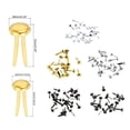 thumbnail image 3 of 100pcs Paper Fasteners, Brads Round Fasteners for Craft, Art Crafting, Classroom Project, Decorative Paper Fasteners Decoration, DIY Scrapbooking Supplies, Silver, L, 3 of 8