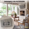 thumbnail image 3 of ZeboZap Vinyl Siding TV Mount, Stucco, Brick, Outdoor, 80" TV, Tilt, 3 of 9
