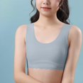thumbnail image 2 of KyCheLot Girls Seamless Bra with Chest Pads Breathable Casual Solid Color Pullover Everyday Bra 12-15 Years, 2 of 5