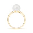 thumbnail image 2 of Angara Classic South Sea Cultured Pearl Solitaire Ring in 14K Yellow Gold for Women | June Birthstone Jewelry for Her, 2 of 7