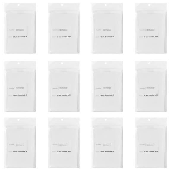 Recollections 3.5" x 4.87" White Folded Cards & Envelopes, 12 Packs: 50 ct. (600 total)