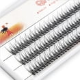 thumbnail image 1 of 60 racimos/caja de pestañas de racimo, extensión de pestañas individuales racimos de pestañas maquillaje profesional pestañas postizas Tan Jianjun unisex, 1 of 2