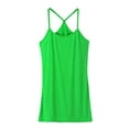 thumbnail image 3 of YHAJDS Basic Undershirt Tanks Women Solid Color Round Neck Spaghetti Strap Sleeveless Casual Top, 3 of 3