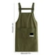 thumbnail image 3 of Delantal de cocina ajustable con bolsillos, resistente al agua y a la grasa, para catering, barbacoa, ropa unisex, ajustable, portátil, tejido impermeable, para cocina, resistente., 3 of 8