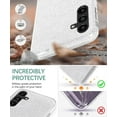 thumbnail image 4 of Compatible with Samsung Galaxy A54 5G Case with Screen Protector for Women Girls Glitter Shockproof Samsung A54 5G Phone Case Cute Slim 3 in 1 Protective Cases (Silver), 4 of 13