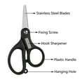 thumbnail image 3 of BE-TOOL Fishing Scissor with Hook Sharpener, Fishing Scissor Accessories, Bend Jaw Safe Scissors, 3 of 8