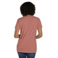 thumbnail image 3 of Hanes V-Neck T-Shirt Women's Garment Dyed Short Sleeve Tee Ringspun Cotton, 3 of 7