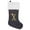 Gray, variant on Kabnic Christmas Stockings with Initials, Monogrammed Christmas Stockings with Letters Soft Plush Velvet Large Green Stockings New Year Family Decor N