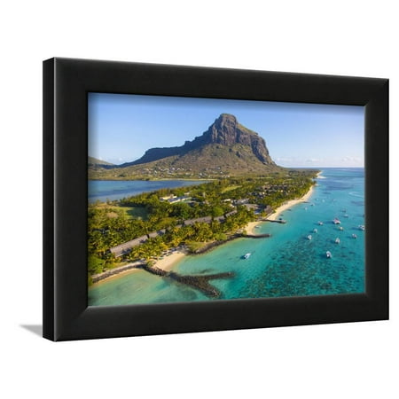- Le Morne Brabant Peninsula, Black River (Riviere Noire), West Coast, Mauritius Framed Print Wall Art By Jon Arnold