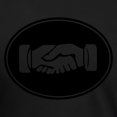thumbnail image 3 of CafePress - Psi Upsilon Handshake T Shirt - Mens Tri-blend T-Shirt, 3 of 4