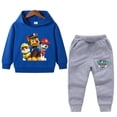 thumbnail image 3 of Conjuntos de chándal para bebés y niños pequeños, conjunto de ropa para niños de 1 a 8 años, Sudadera con capucha de manga larga, pantalones, traje para primavera y otoño, 3 of 5